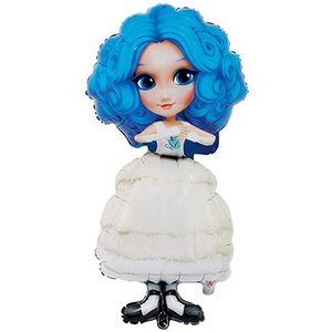 Фольгированный шар "Мальвина"