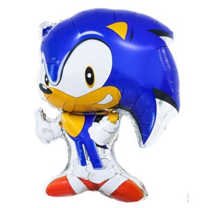 Фольгированный шар "Ежик синий"