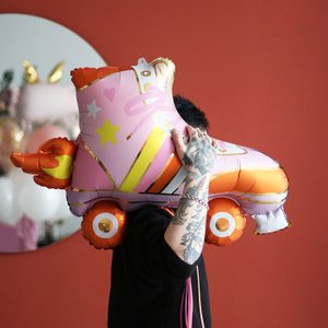 Фольгированный шар "Ролики"