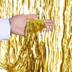 Занавес "Волна" Золото