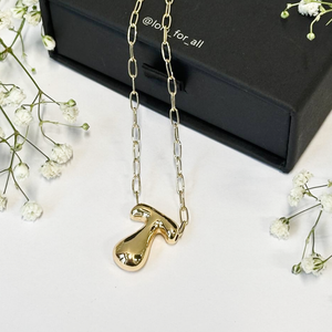 Подвеска Буква (позолота)