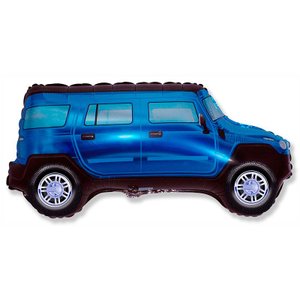 Фольгированный шар "Внедорожник (синий)"