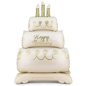 Ходячая фигура "Торт Cream", на подставке (надув воздухом)