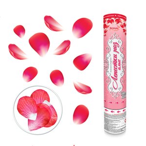 Пневмохлопушка Лепестки роз алые 60 см