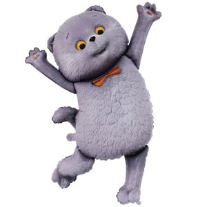 Фольгированный шар "Кот Басик"