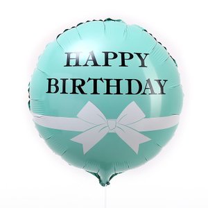 Фольгированный шар "HBD бантик"
