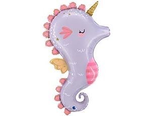 Фольгированный шар "Волшебный морской конек"