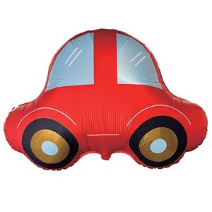 Фольгированный шар "Машина красная"