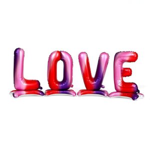 Фольгированный шар "LOVE", градиент, воздух