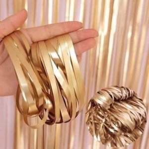 Занавес матовый "Дождик" Золотой