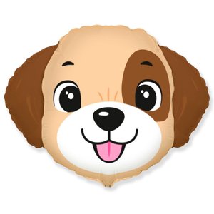 Фольгированный шар "Собачка голова"