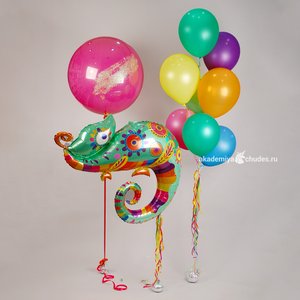 "Вечеринка хамелеон" набор из 10 воздушных шаров