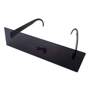 Карнавальные очки "Прямоугольные" Черные