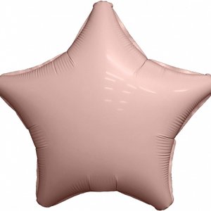 Фольгированный шар "Звезда Мистик розовое золото"