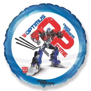 Фольгированный шар "Трансформеры круг"