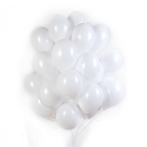 Облако из 25 белых шаров