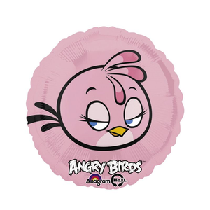 Фольгированный шар Angry Birds Pink