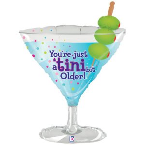 Фольгированный шар «Бокал коктейльный»
