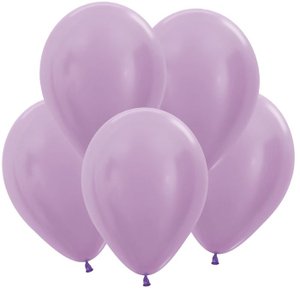Сиреневый воздушный шарик, металлик