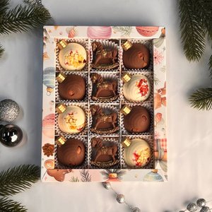 Шоколад ручной работы "Новогодние игрушки 2"