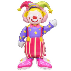 Ходячая фигура "Клоун цирковой Макси", на подставке (надув воздухом)