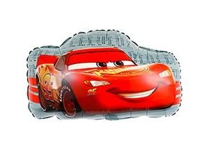 Фольгированный шар "Тачки Машина Молния"