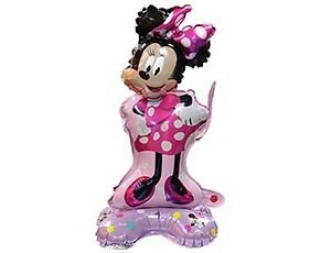 Ходячая фигура "Минни Маус стоячая", на подставке (надув воздухом)