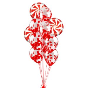 Фонтан из воздушных шаров "Гипноз"