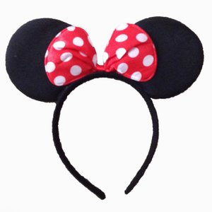 Ободок Мышка с бантиком