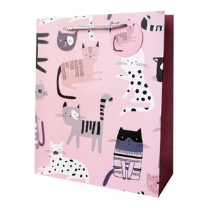 Пакет подарочный "Котики"