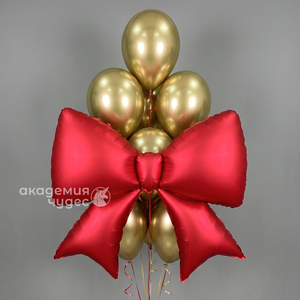 "Королевское искушение" фонтан из 11 воздушных шаров