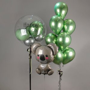 "Эвкалиптовый лес" набор из 12 воздушных шаров