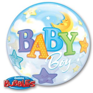 Бабл «Луна и Звезды" Мальчик