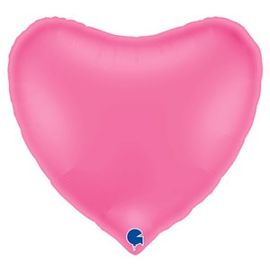 Фольгированный шар Сердце Бабл гам 91 см