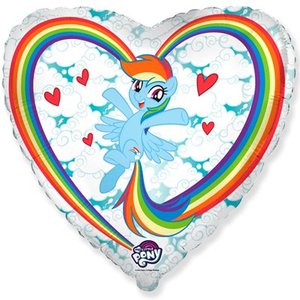 Фольгированный шар "Пони в облаках"