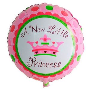Фольгированный шар "Корона маленькая принцесса"