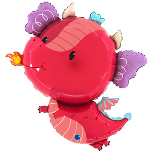 Фольгированный шар "Забавный дракон"