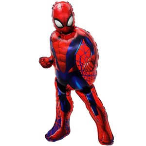 Фольгированный шар "Человек-паук в красном"