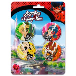 Набор свечей на шпажках "Леди Баг"