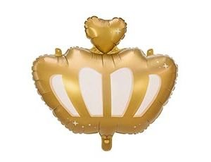 Фольгированный шар "Корона с сердцем"