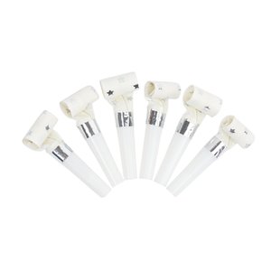 Язычки-гудки «Классика» Серебряные с рисунком