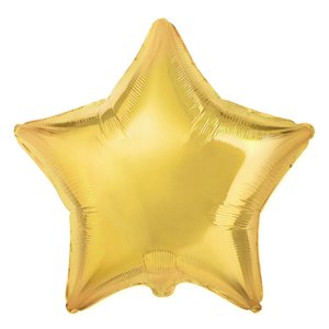 Фольгированный шар Звезда Античное Золото