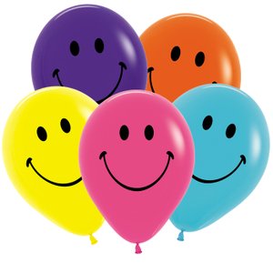 Воздушный шарик "Смайлы ассорти"