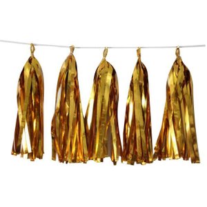 Тассел-гирлянда Золотые кисточки
