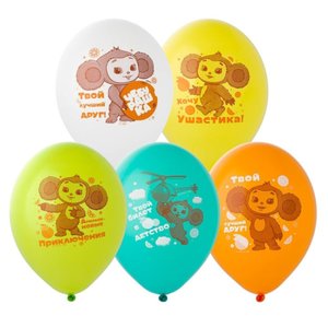 Воздушный шарик "Чебурашка 2цв"
