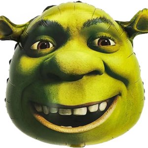 Фольгированный шар "Зелёный Огр"