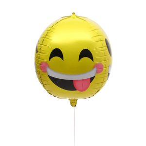 Фольгированный шар "Улыбка с языком"