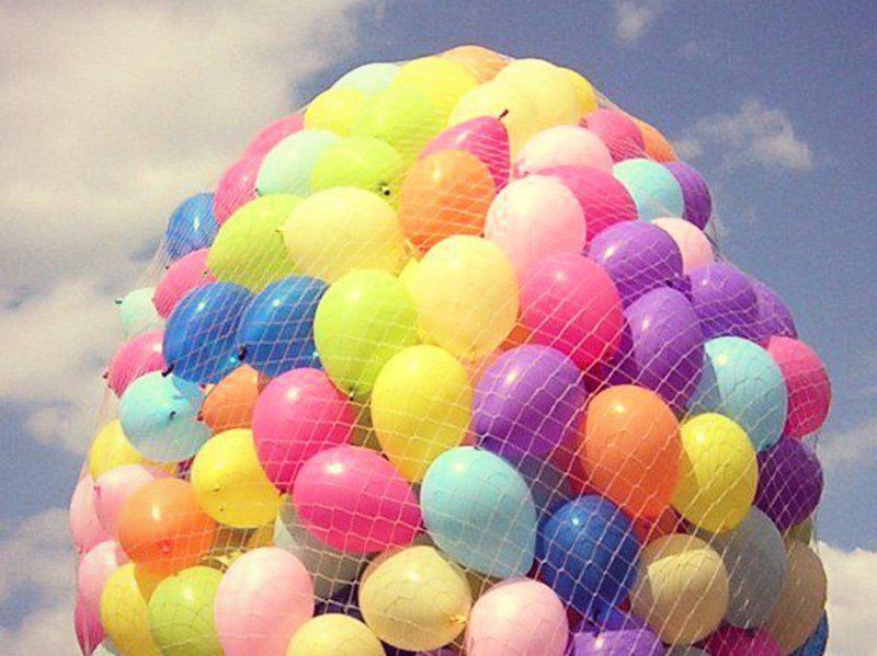 шары в сетке готовы к запуску - изображение