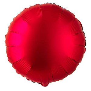 Фольгированный шар Круг Сатин Cherry