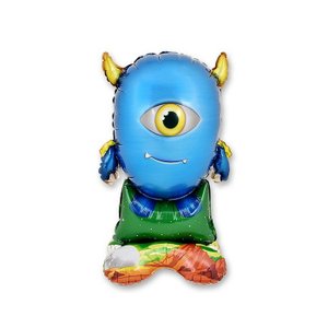 Ходячая фигура "Монстрик-циклоп", на подставке (надув воздухом)